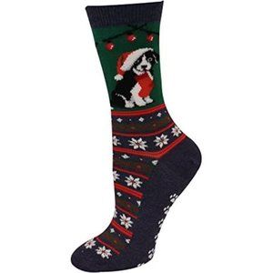HIBALY Holiday Christmas Socks for Men